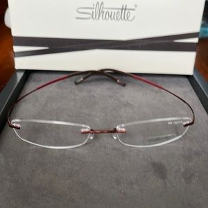 Silhouette ladies frame copper,never owned 4248 40 6052 52/17/145 7581. Clip